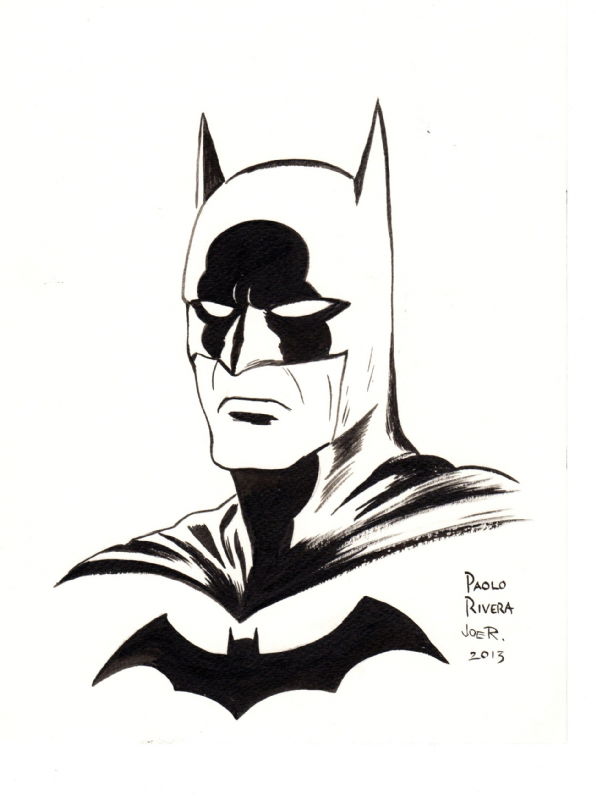 Batman by Paolo and Joe Rivera, in Chris Mangold's Commissions Comic ...