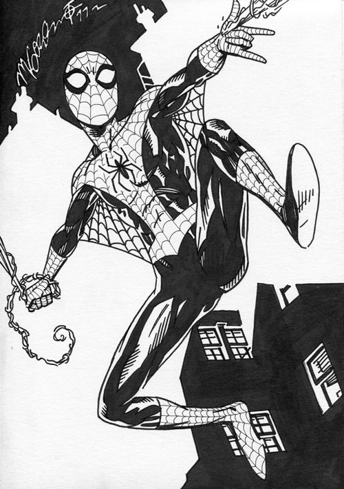 Spider-Man- Michael Golden, in Midnight Special's My Collection Comic Art  Gallery Room