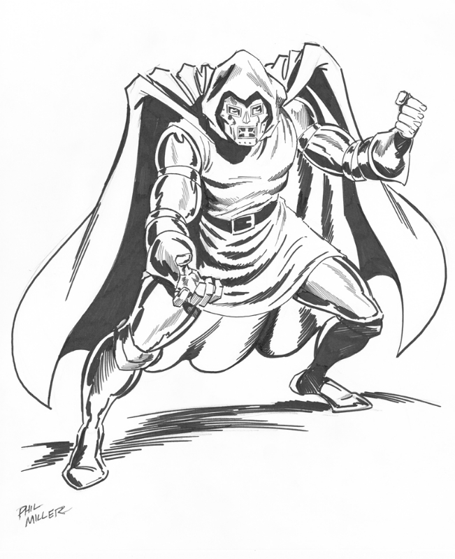 Dr. Doom by Phil Miller, in Len Mihalovich's Original Avengers Comic ...