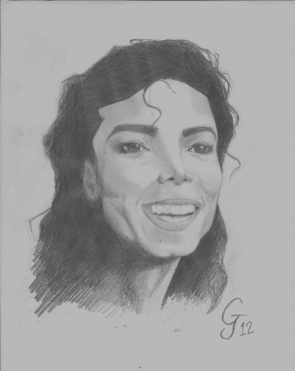 King Of Pop Portrait, in Jeremie Gero-Limoges's Portraits Comic Art ...