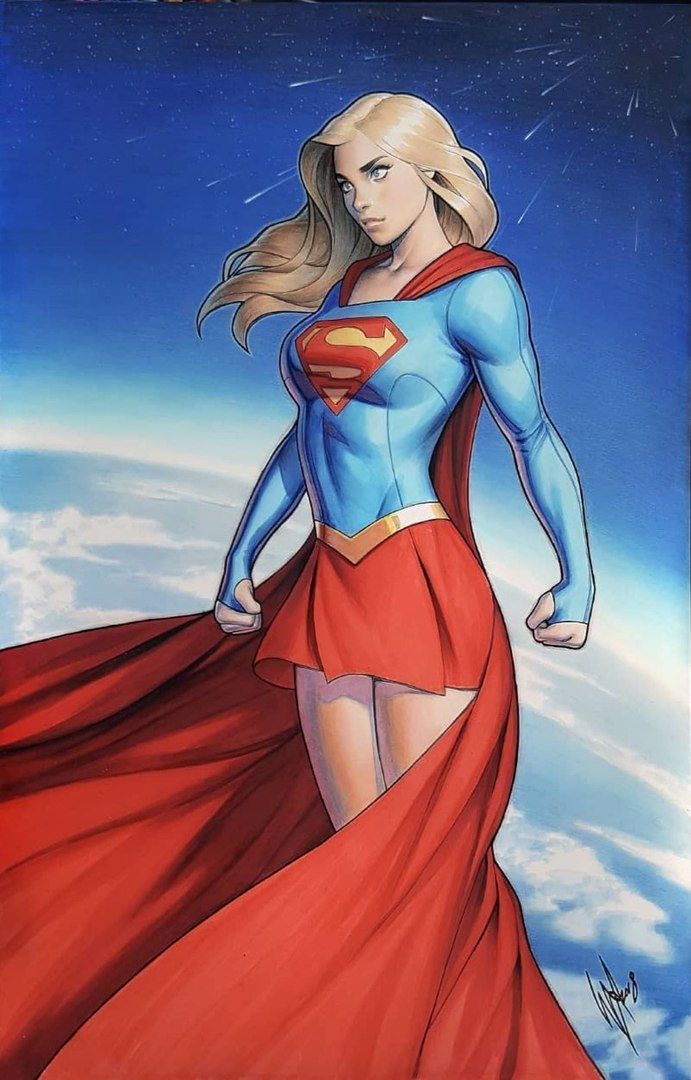 Supergirl By Warren Louw In Brian Hughess Supergirl Comic Art Gallery Room 9259