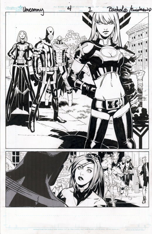 Uncanny X Men V3 4 Pg 1 Magik Chris Bachalo In Peyton Ys Original Comic Art Comic Art 