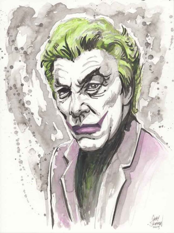 Joker Cesar Romero‬ Batman‬ TV show tribute by Gary Shipman‬, in Gary ...
