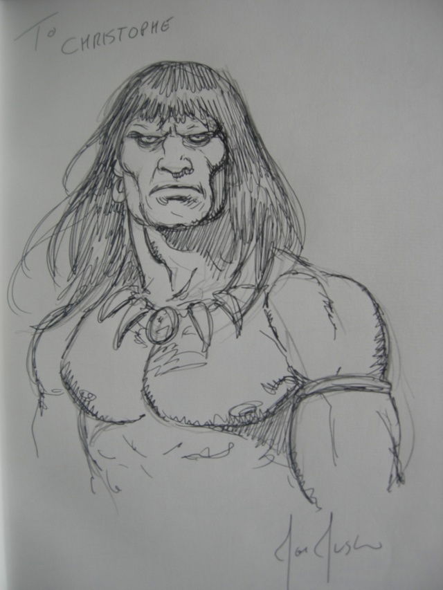 CONAN par Joe JUSKO, in Doom Chris's CONVENTION SKETCHS Comic Art ...