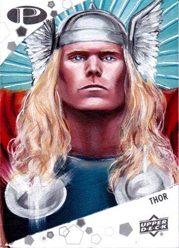 2021 UPPER DECK MARVEL PREMIER SKETCH CARD – THOR, in fred ian's HEROIC ...