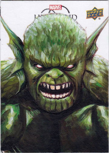 UPPER DECK MARVEL UNBOUND SKETCH CARD - ABOMINATION, in fred ian's ...