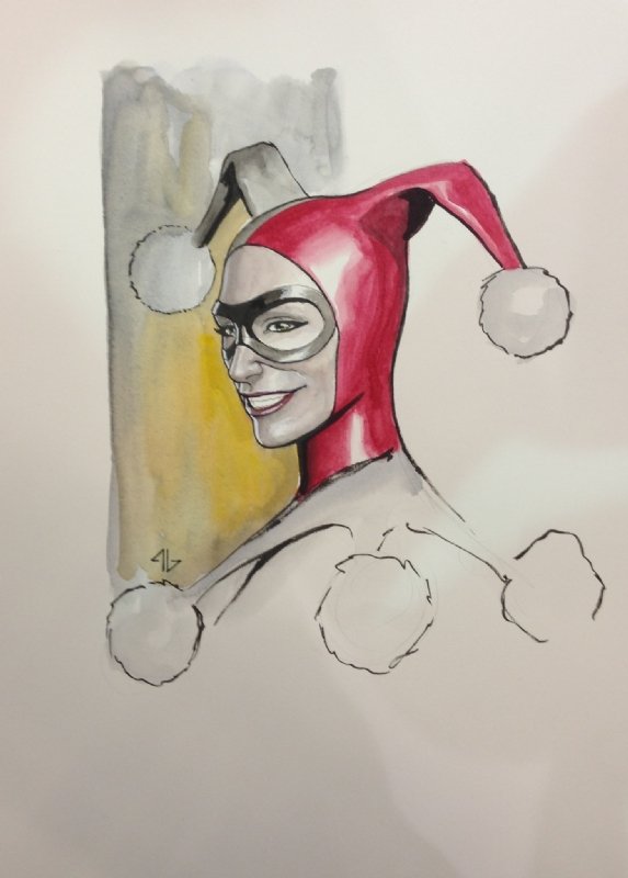 Harley Quinn by Adi Granov, in Mark Schweikert's Adi Granov Comic Art  Gallery Room