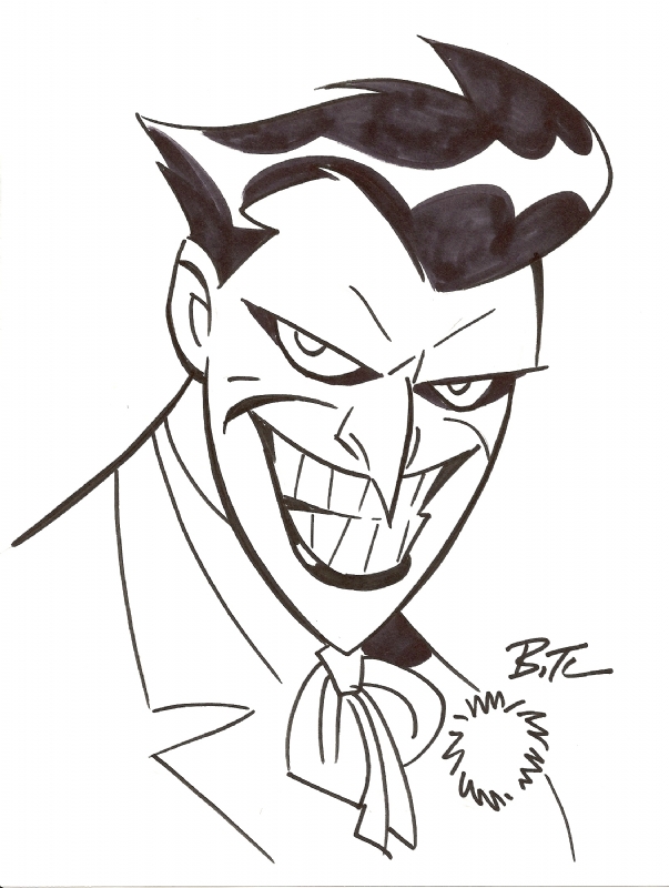 The Joker by Bruce Timm, in Mark Schweikert's Bruce Timm Comic Art ...