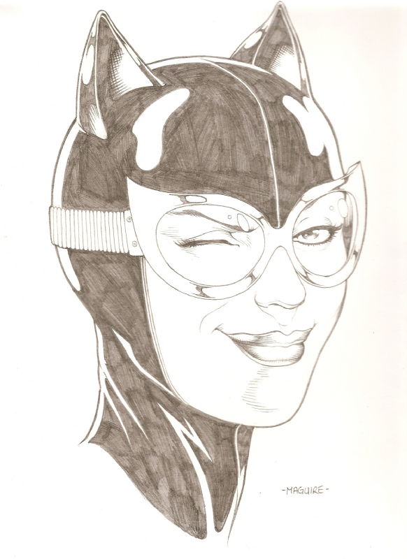 Catwoman By Kevin Maguire In Mark Schweikerts Kevin Maguire Comic Art Gallery Room 3921