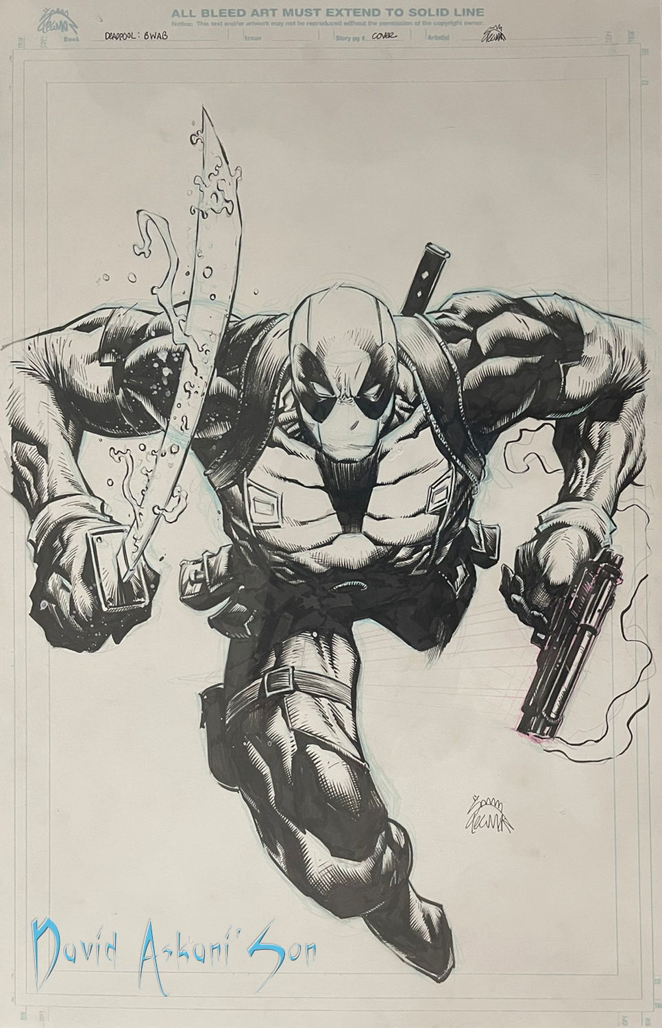 Deadpool: Black, White And Blood #1 Cover (2021, Variant By Ryan ...