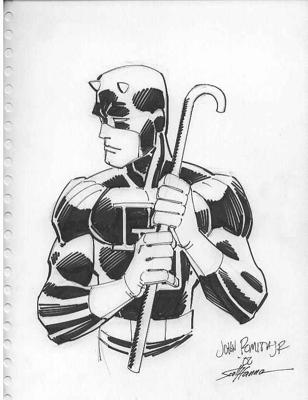 Dd - John Romita Jr., In Terence Ceniza's Marvel Heroes Comic Art 