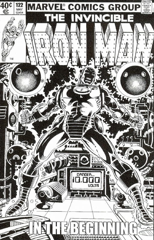 Iron Man 122 Cover Recreation, In Terence Ceniza's Marvel Heroes Comic 