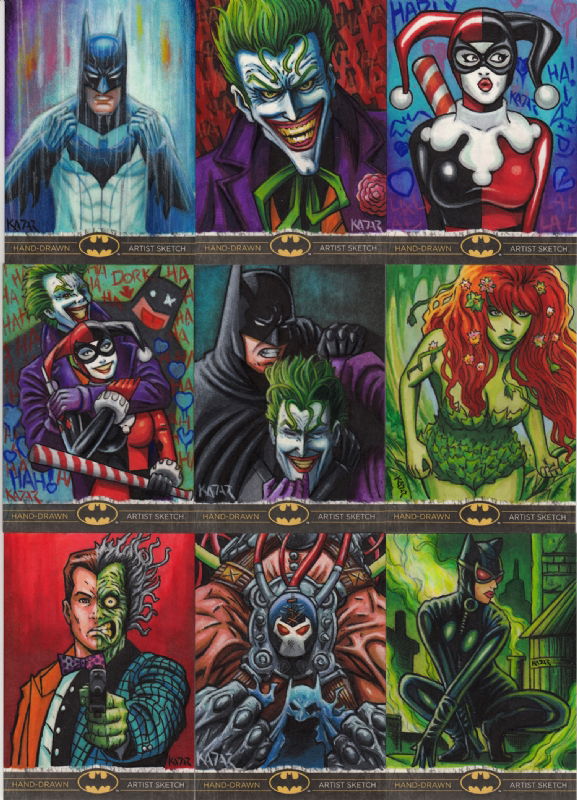 Batman The Legend 1, in frank kadar's Sketch Cards Comic Art Gallery Room