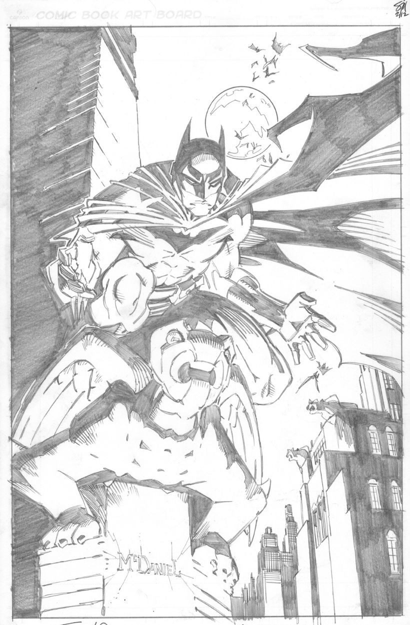 Batman, in Scott McDaniel's Commission: Custom Sketches Comic Art ...