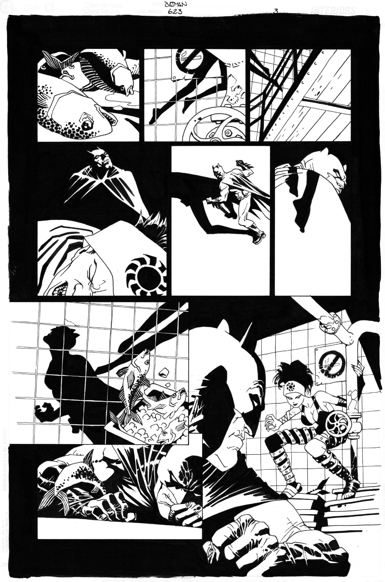 Eduardo Risso - Batman # 623 pg. 3 - Broken City, in Nicolaj Borch's Eduardo  Risso - Batman Comic Art Gallery Room