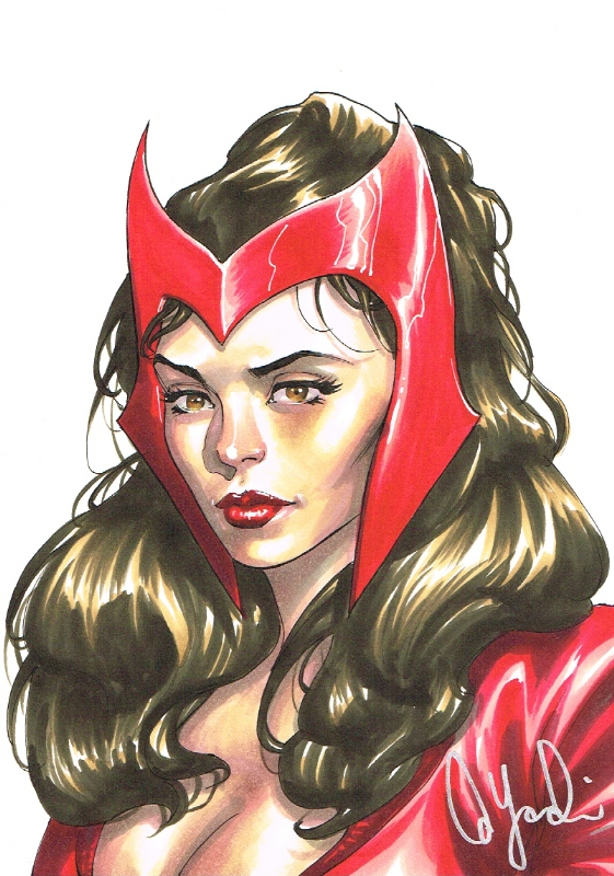 Scarlet Witch (Marvel Now - new costume) - David Yardin ...
