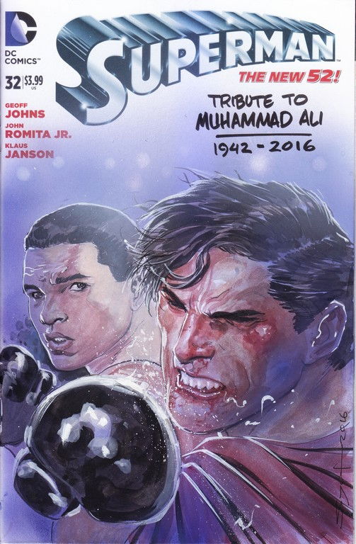 Superman Vs Ali Tribute To Muhammad Ali Sketch On Superman New