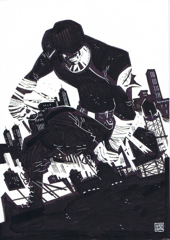 Daredevil by Victor Santos, in Max Silver's Original Comic Art Comic ...