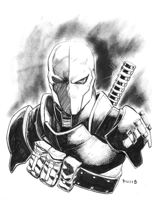 Deathstroke Daniel Picciotto In Claudio Cicchinis Deathstroke Commissions Comic Art Gallery Room 3136