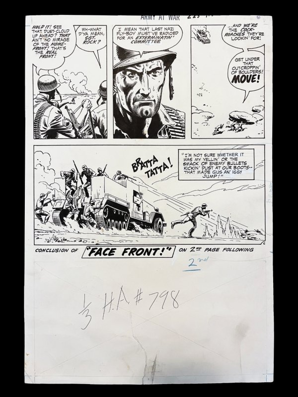 Our Army at War Vol 1 #225, p. 6 — Sgt. Rock, in Ryan Wilson's War ...