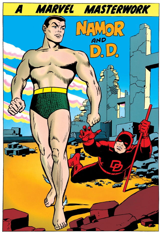 daredevil # 7 pin - up / 1965 - acetate color, in red raven's ...