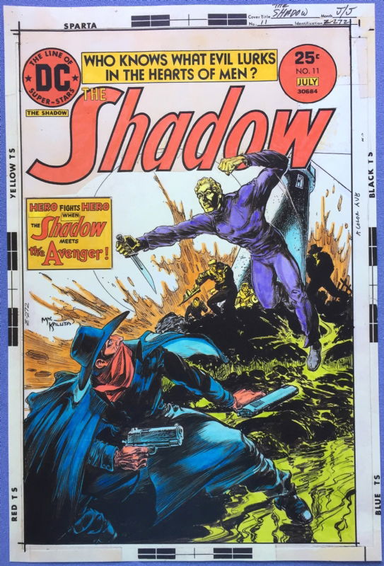 the shadow # 11 cover stat color variante michael kaluta, in Red Raven ...