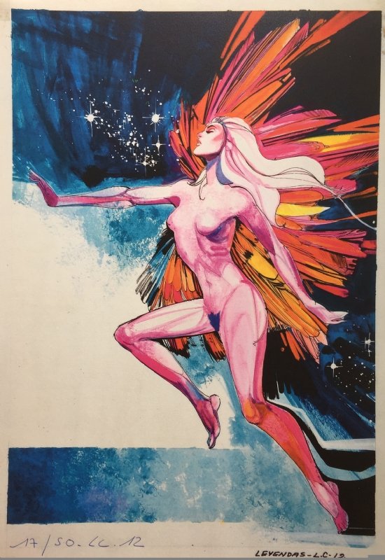 Star Phoenix Nude In Red Raven S Collectionneur Comic Art Gallery Room