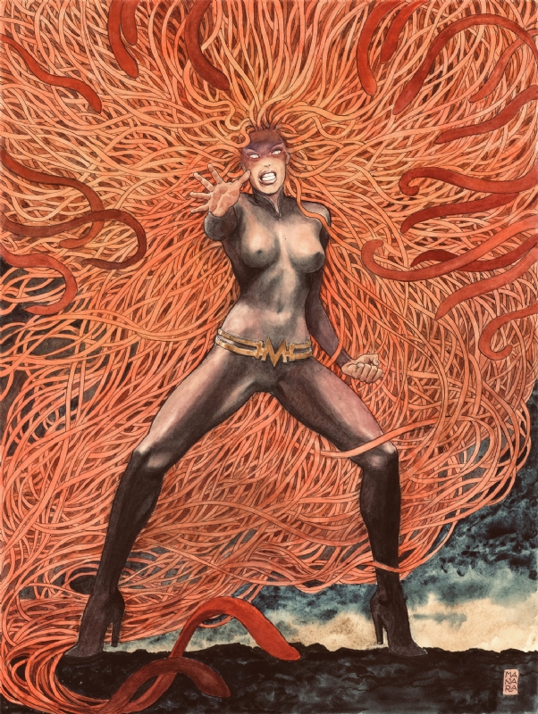 MILO MANARA MEDUSA , in Red Raven's collectionneur Comic Art