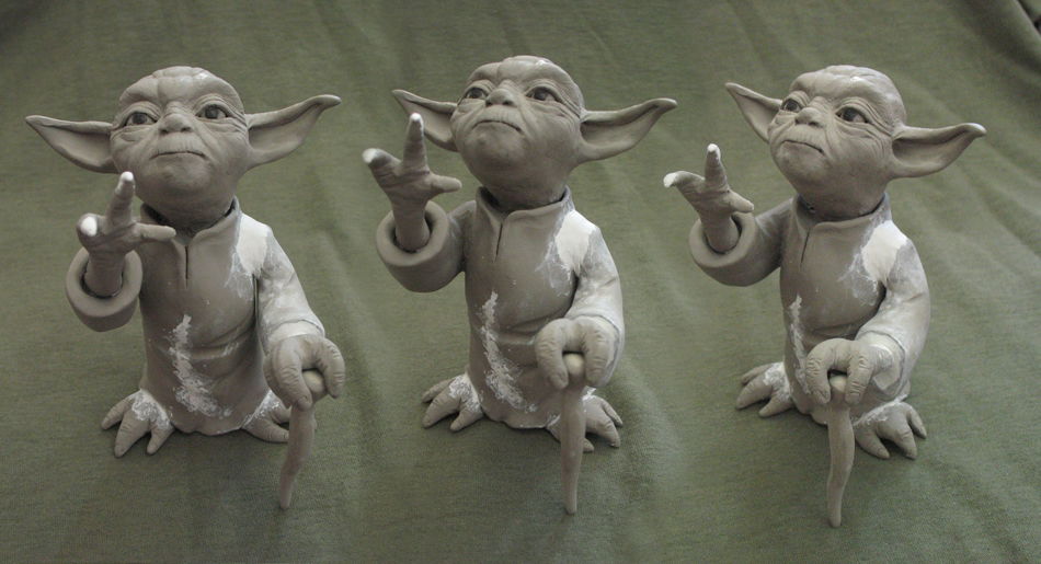 Yoda sculpture