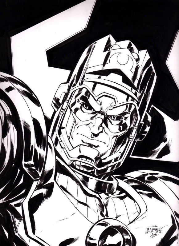 Galactus, in Da Man's Scott Dalrymple Comic Art Gallery Room