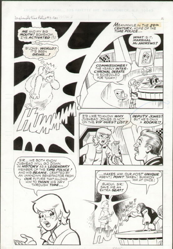 Jughead S Time Police 3 P 2 In Shannon Weathers S Hot Dog And The Archies Comic Art Gallery Room