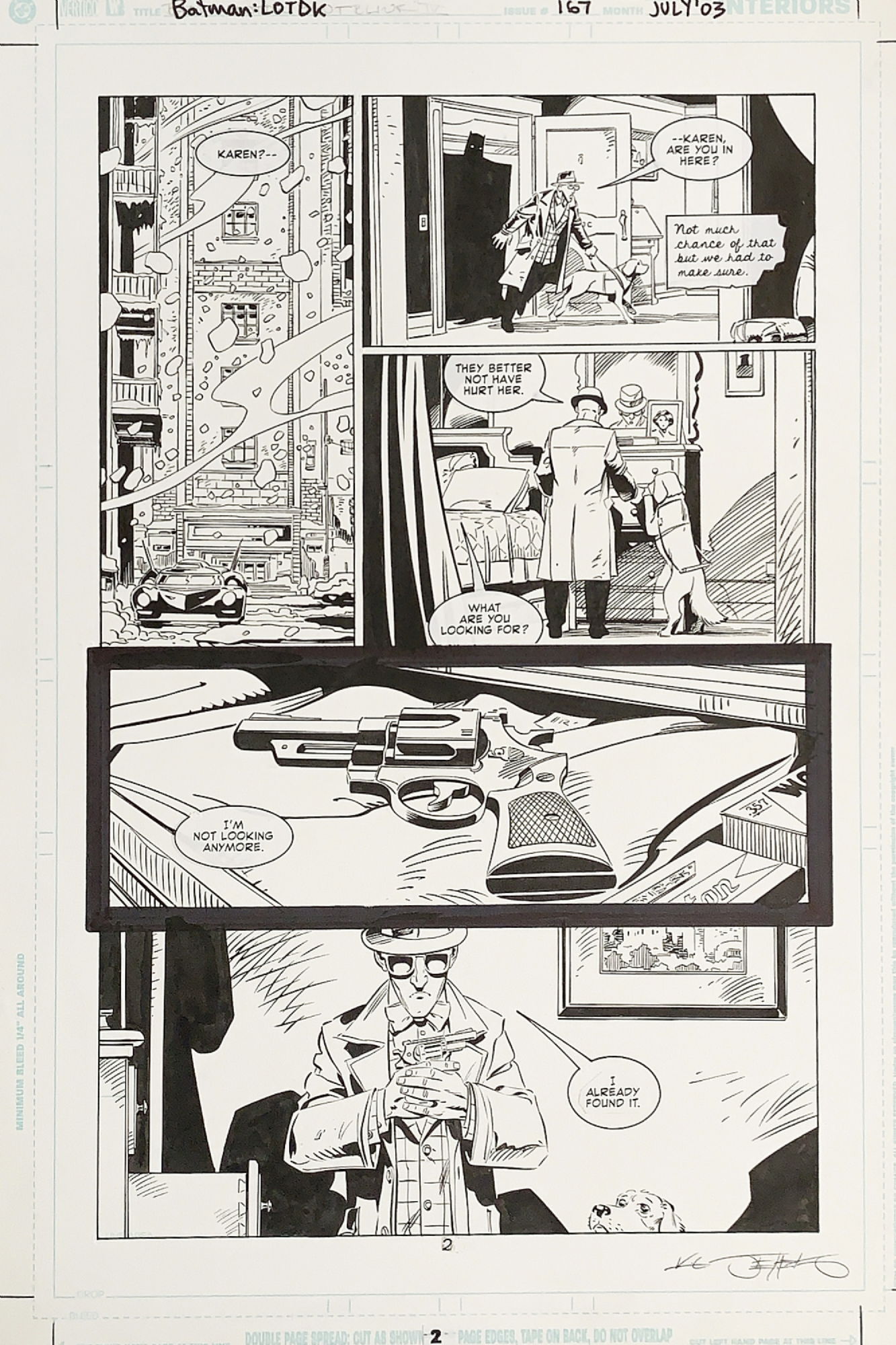 Batman: Legends of the Dark Knight 167 p. 2 (2003) by Val Semeiks, in  Shannon Weathers's Animal Kingdom (featuring Anderson, Aparo, Ayers,  Cockrum, Guice, Kane, Perez, Schaffenberger, Simonson) Comic Art Gallery  Room