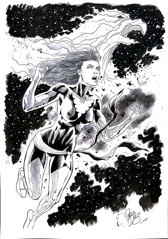 X-Men - Phoenix by Paco Diaz, in Daniel B's Commissions Comic Art ...