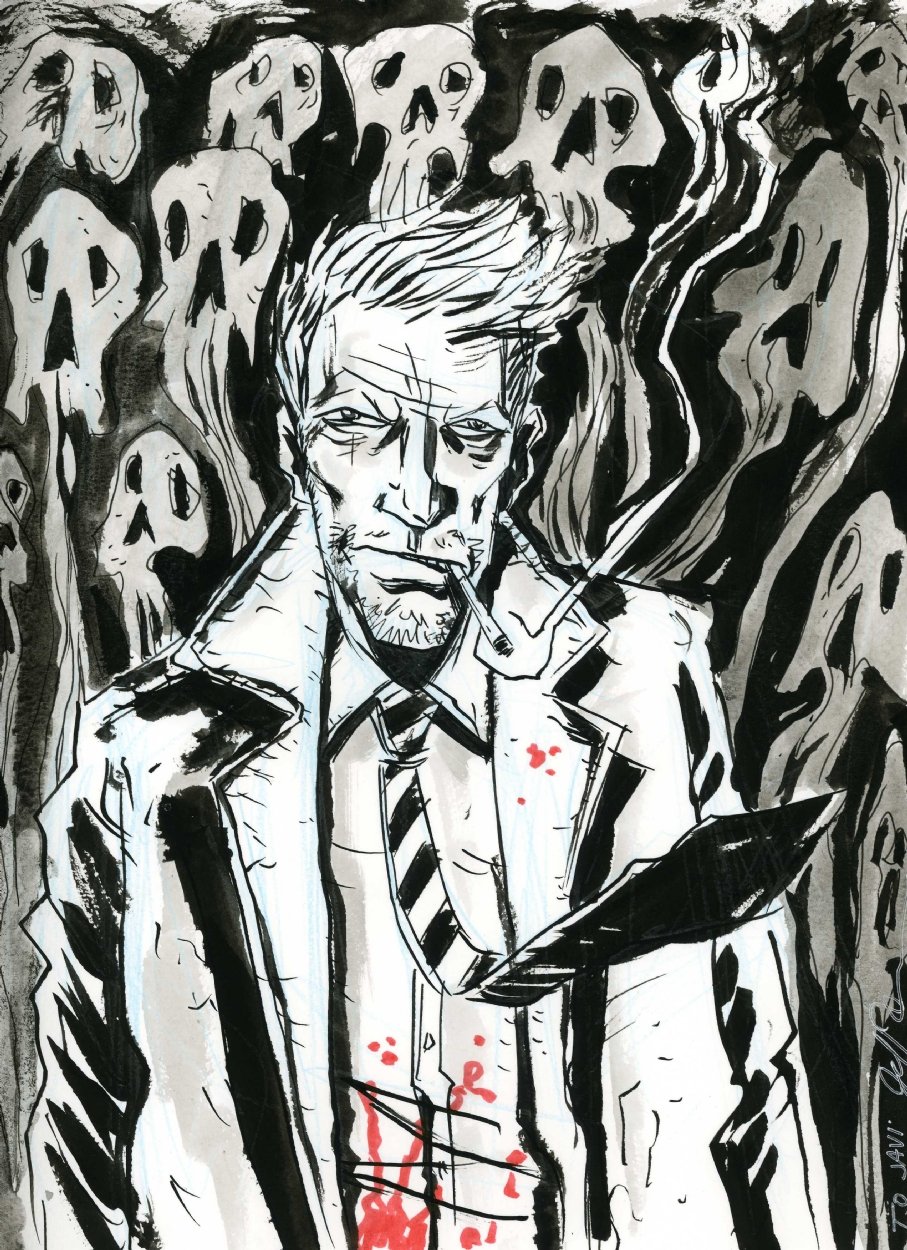Constantine - Jeff Lemire, in JaviCris Aviles's Aviles 2012 Comic Art ...