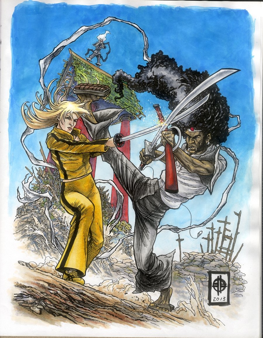 Lady Sio(Afro Samurai) vs Kagura(Ninja Scroll) - Battles - Comic Vine