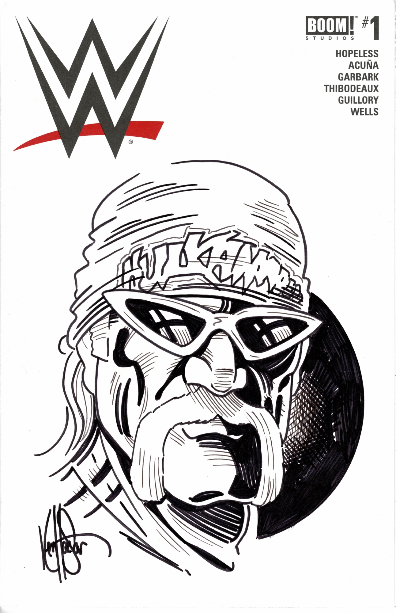 WWE - Hulk Hogan, in Ronald Shepherd's Miscellaneous Sketch Covers ...