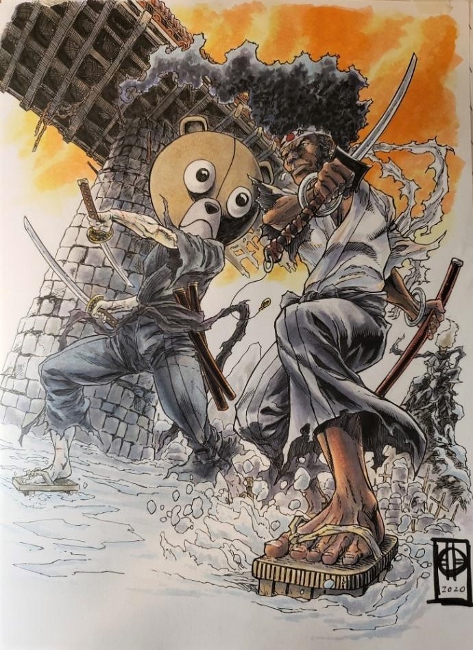 Jinno - Characters & Art - Afro Samurai