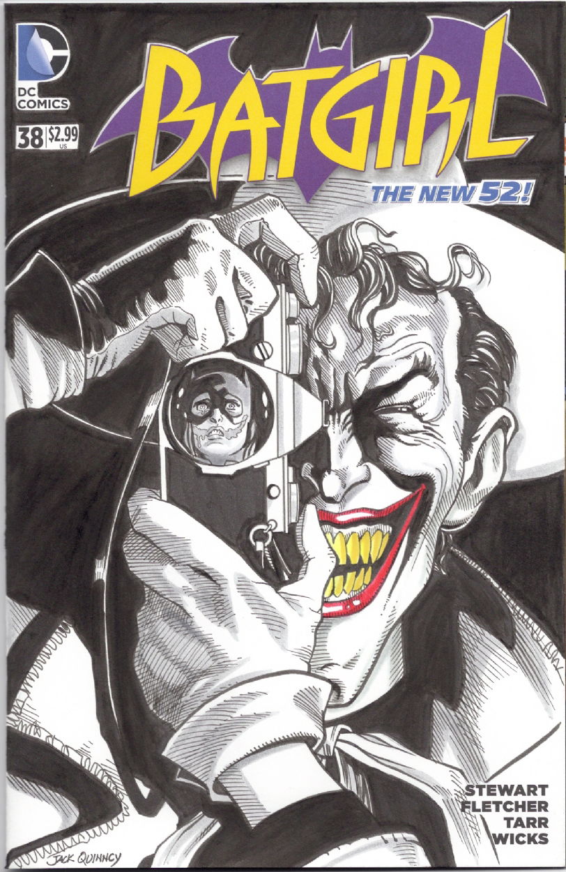 The Killing Joke Batgirl 38 Cover Recreation In Ronald Shepherds