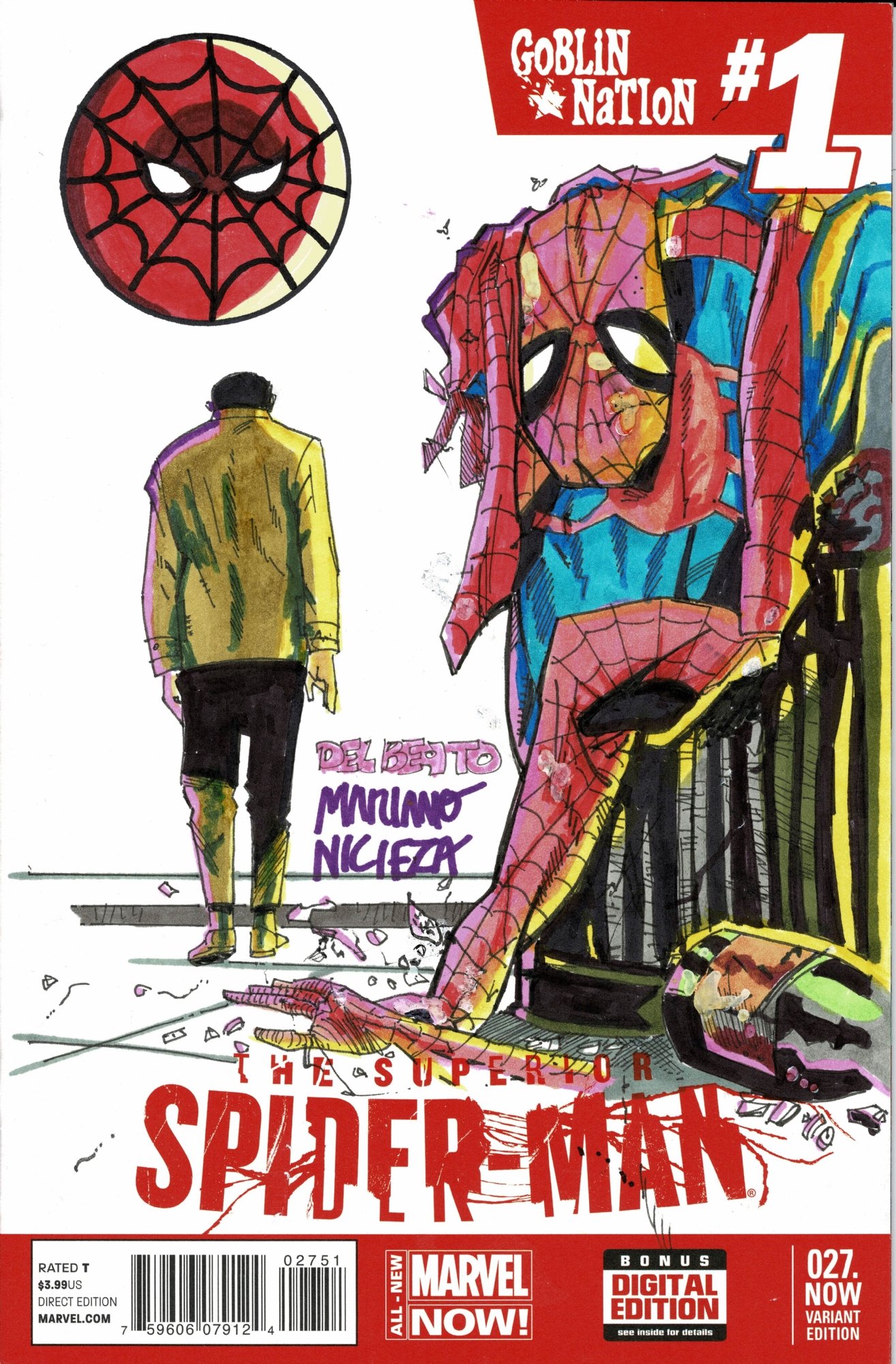 Spider-Man No More , in Ronald Shepherd's Marvel Sketch Covers Comic Art  Gallery Room