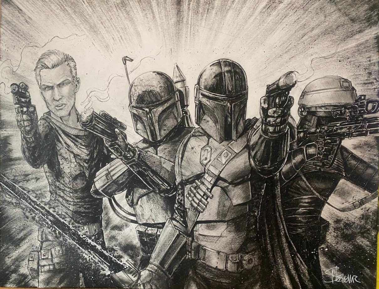 Warriors Unite , in Ronald Shepherd's Star Wars Commission Artwork ...