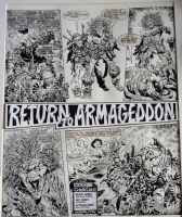 2000ad :  Return to Armageddon Comic Art