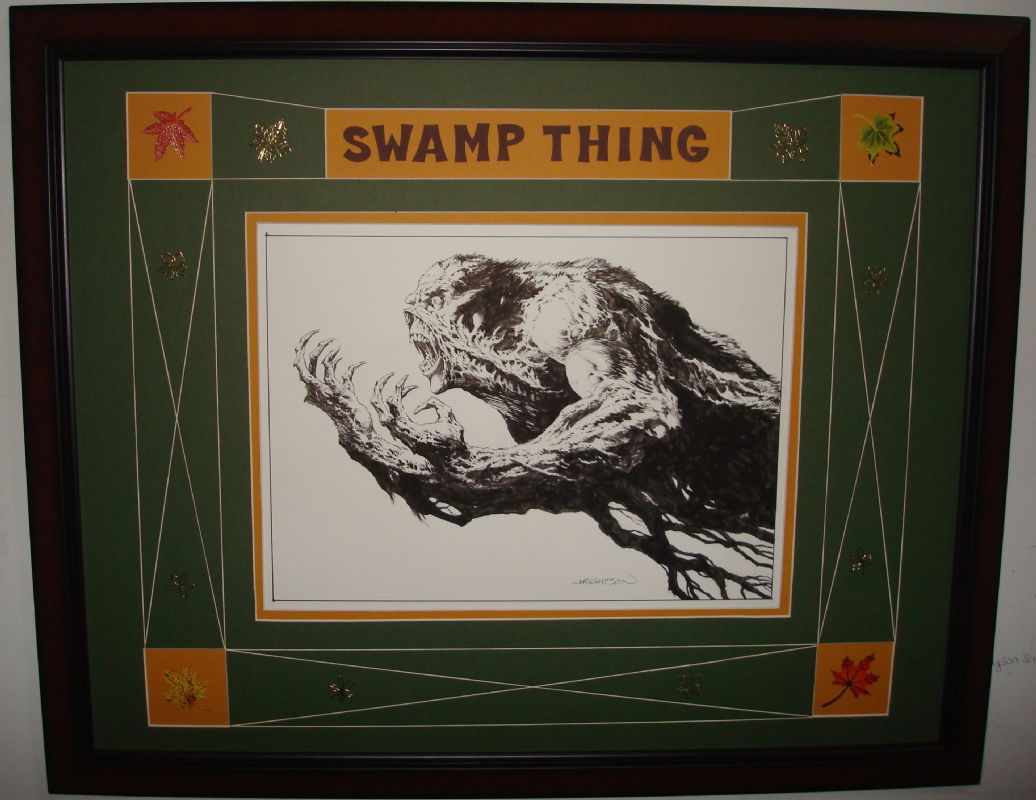 Bernie Wrightson - Swamp Thing, In Joseph Vaughn's Wrightson - Framed ...