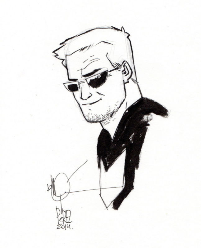 Hawkeye by Ramón Peréz, in Tobias N.'s Sketches (sketchbook) Comic Art ...