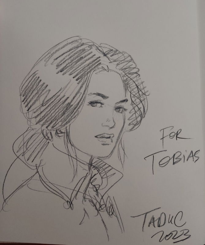 Chinaman sketch by TaDuc, in Tobias N.'s Comicfestival München 2023 ...