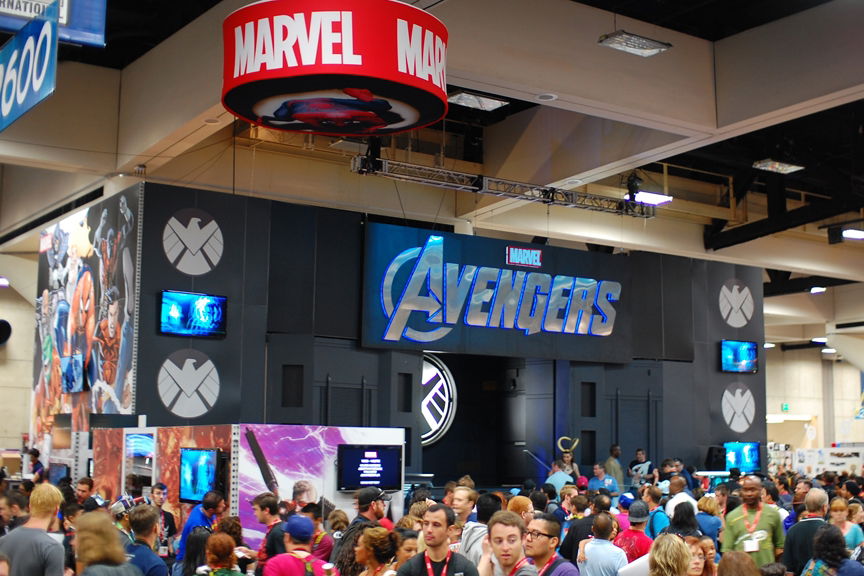 Marvel Booth, in Eddy Choi's San Diego ComicCon 2011 Photos Comic