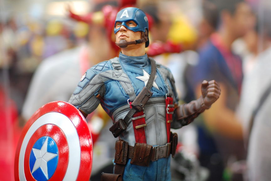 Sideshow Collectibles - Captain America, in Eddy Choi's San Diego Comic ...