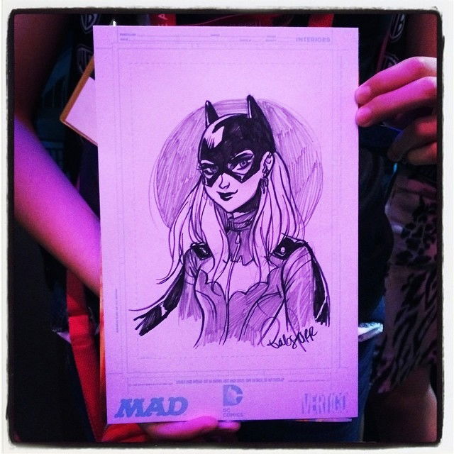 Batgirl Tarr Babs In Eddy Chois San Diego Comic Con 2014 Photos Comic Art Gallery Room 5072