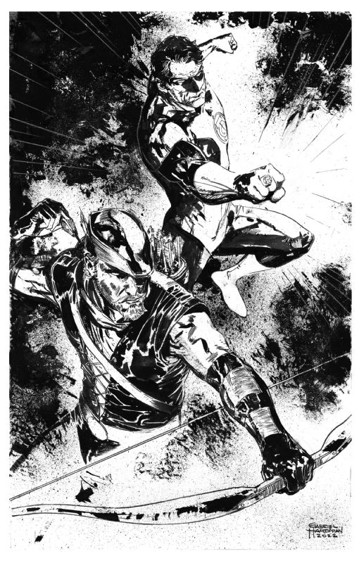 Gabriel Hardman - Green Arrow & Green Lantern illustration, in Eddy ...