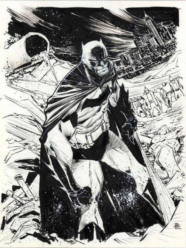 Brian Ching - Dark Knight sketch, in Eddy Choi's Comic Book Legal ...