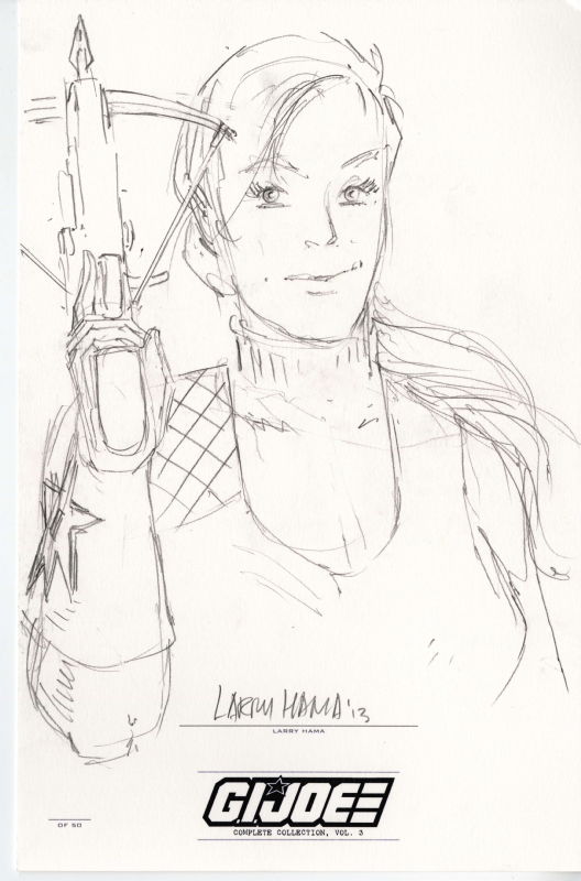 Lady Jaye By Larry Hama In Nate Murrays Gi Joe Original Art By Larry Hama Comic Art Gallery Room 4679